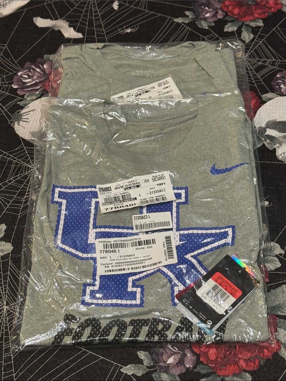 NWT 2014 NIKE DRI-FIT UK KENTUCKY WILDCATS FOOTBALL LEGEND TEE SZ MENS M L RARE